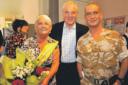 Walter Smith with June McMurdo and son James who helped organised an event to remember Helensburgh's war heroes in 2009