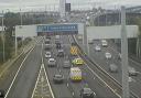 Early morning crash creates delays on Glasgow's M8