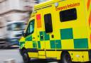 Pensioner hospitalised after car crash