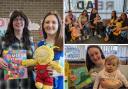 Families welcome special visitor to Bookbug session