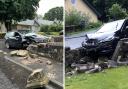 Car crash in High Barholm, Kilbarchan