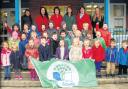 When kids at a Renfrew school were awarded their second eco-flag
