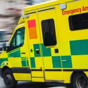 Pensioner hospitalised after car crash