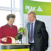 The Princess Royal during a visit to Renfrewshire