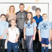 When five Renfrew schoolkids met David Beckham and Ellie Simmonds