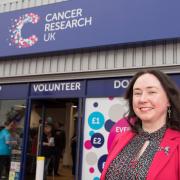 Laura Barr, who died from cancer in 2018, was chosen to cut the ribbon to open a Cancer Research UK superstore in 2016