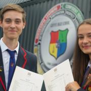 Euan and Maisie Huey were some of the talented teens to celebrate their exam success.