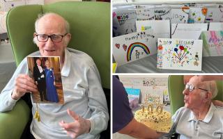 Johnstone man celebrates 100th birthday with loved ones