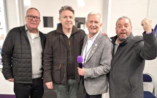 Cast of Still Game reunite spotted at Braehead for group night out