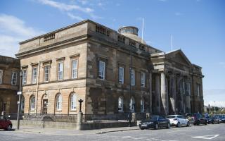 Ayr Sheriff Court, where Charles McMahon pleaded not guilty to 13 separate charges