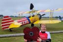 A wing-walk is just one of the daredevil fundraising challenges undertaken by Donna Louise Armstrong