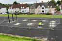 Work to install the outdoor gym at Queens Road Play Park, in Elderslie, is currently underway