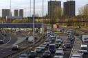 Traffic chaos as motorway near Glasgow Airport CLOSED due to fire