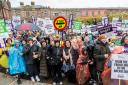 Procession in Paisley organised as part of school strikes
