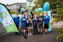Children from Barsail Primary, in Erskine, who are taking part in the Beat the Street initiative