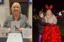 Lily Jane switched on the Paisley Christmas lights with Provost Lorraine Cameron last year