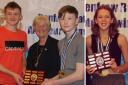 Ewan Watson, Oliver McHugh and Isla Rousseau were presented with awards by Deputy Provost Cathy McEwan