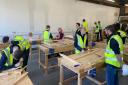 The opportunity was organised as part of the Level 5 Foundation Apprenticeship in Construction at West Scotland College's Paisley campus