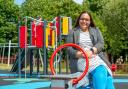 Councillor Michelle Campbell at Durrockstock Park play park