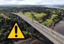 Erskine bridge restricted in both directions due to high winds