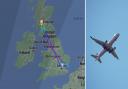 Glasgow flight to London forced to turn around from near destination