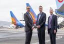 Andy Cliffe, Chief Executive Officer of AGS Airports, which owns Glasgow Airport, Paul Wilson, Chief Business Officer at Connected Places Catapult and Stuart Patrick, Chief Executive of Glasgow Chamber of Commerce.