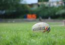 Rugby ball stock pic