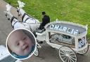 Charlie's final journey was in a horse and carriage on the day of his funeral