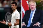 Novak Djokovic and Boris Johnson have been at the centre of different Covid-related controversies this week (Images - John Walton/Stefan Rousseau/PA Wire)
