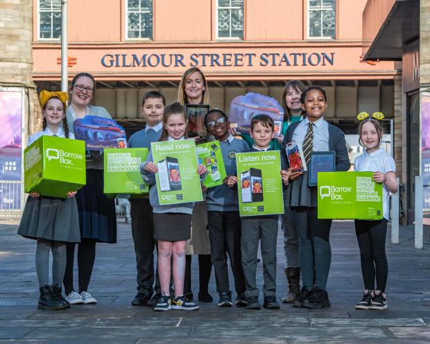 The Gazette: Pupils from St Fergus’ Primary, in Paisley, got into the spirit of The Highland Falcon Thief book by visiting Paisley Gilmour Street train station