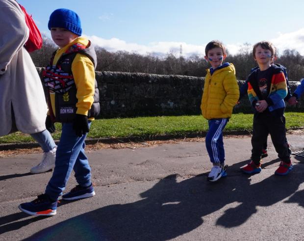 The Gazette: Children put their best foot forward on a sponsored walk