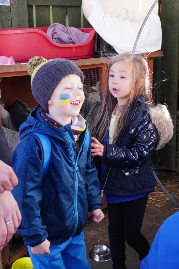The Gazette: There were lots of smiles during the visit to Lamont Farm