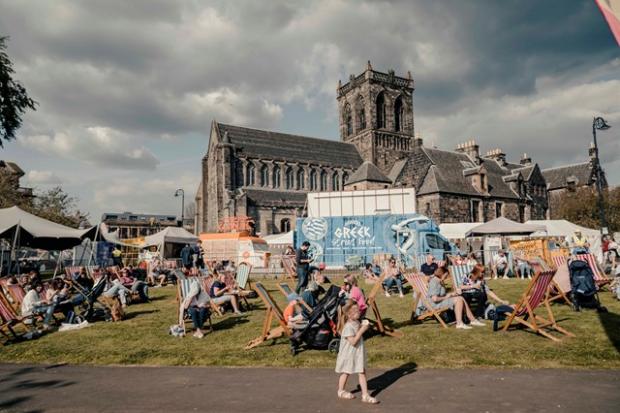 The festival is taking place at Paisley's iconic Abbey