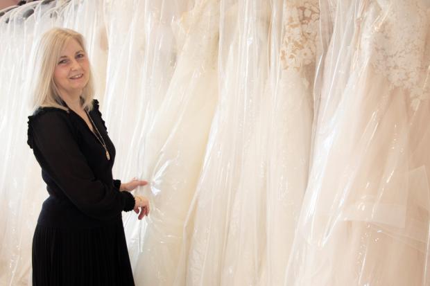 Boutique boss to the rescue as couple enjoy dream wedding