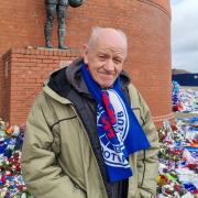 The guided tour of Ibrox Stadium was a hit with care home residents