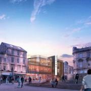 An artist’s impression of how the new cinema complex would look