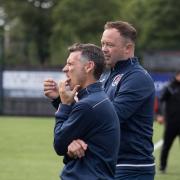Jimmy Quigley (right) took over from Colin Clark (left) as Renfrew boss in October