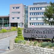 Renfrewshire House, in Paisley, the council's HQ