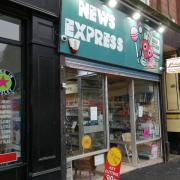 News Express in Paisley's High Street. All photos by Tareq Selim