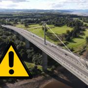 Erskine bridge restricted in both directions due to high winds