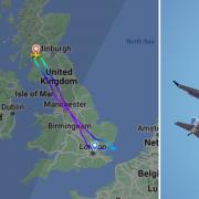 Glasgow flight to London forced to turn around from near destination