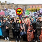 Procession in Paisley organised as part of school strikes