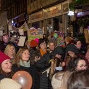 'Enough is enough': Hundreds join march through town centre