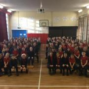 Bishopton Primary pupils celebrate their positive report card from inspectors