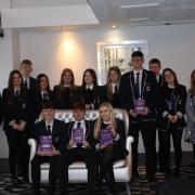 the winning team from Johnstone High School at the Renfrewshire  Regional Finals on March 14