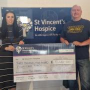 Left: Emma Donald, Community, Corporate & Event Manager at St Vincent’s Hospice  Right: Phil Steven