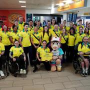 Australian athletes were among those who arrived in Glasgow on Monday