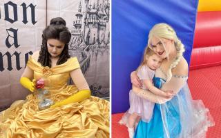 Niamh Ollerton performs as Disney princesses such as Belle and Elsa