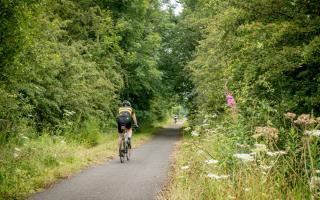 National Cycle Route in Renfrewshire