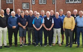Members of the victorious Ranfurly Castle Golf Club squad